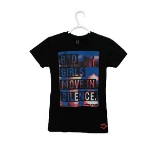 Married to the Mob Black Bad Girls T Shirt Size S